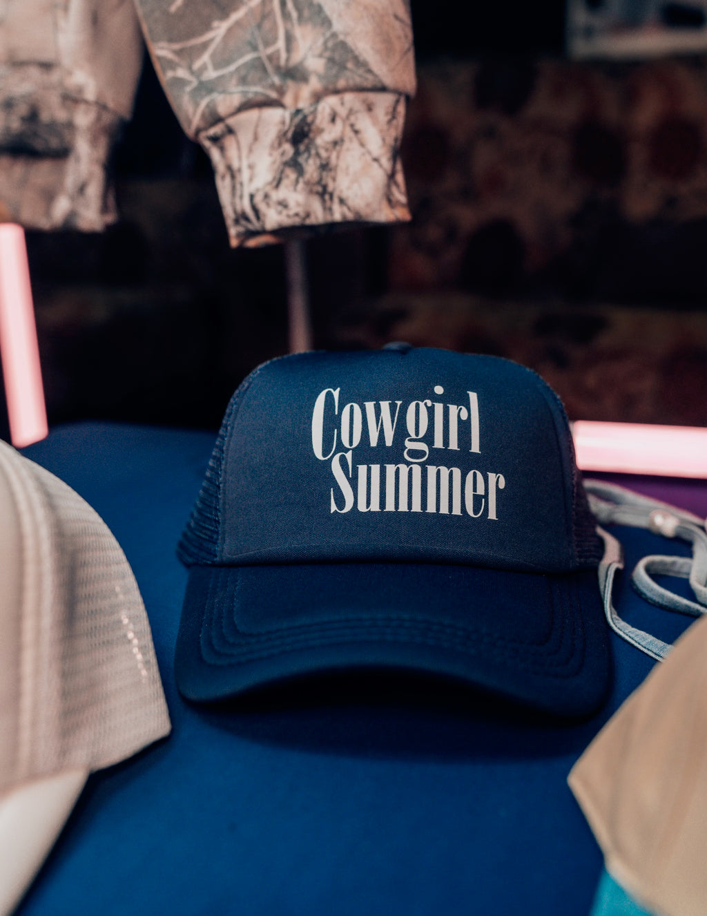 Navy Trucker Hat