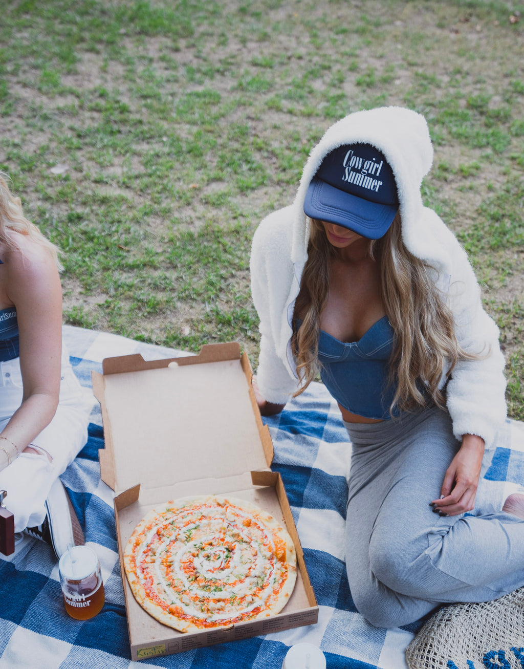 Navy Trucker Hat
