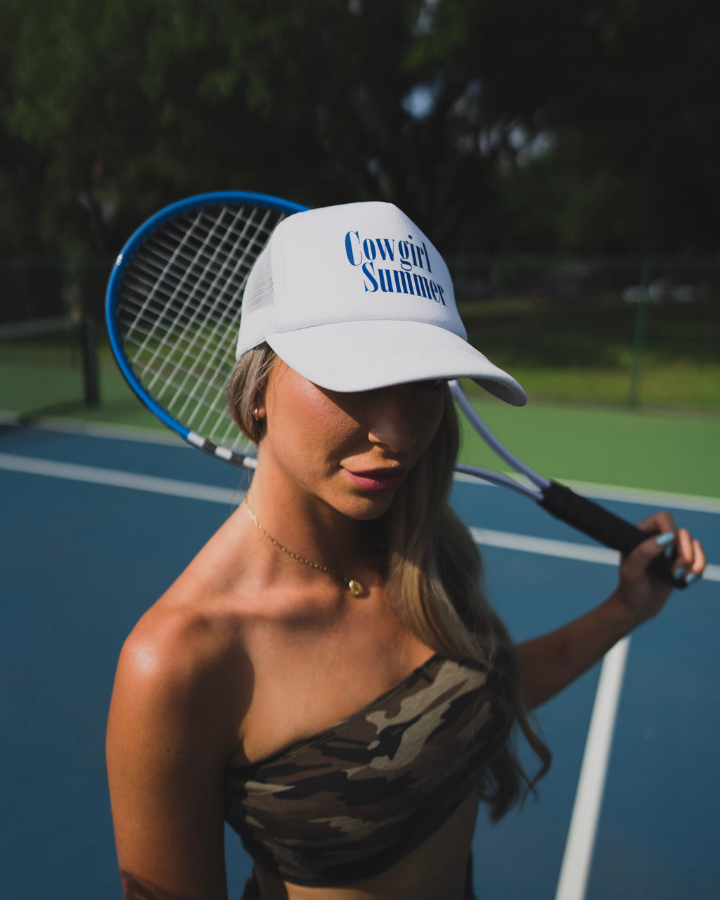 White Trucker Hat
