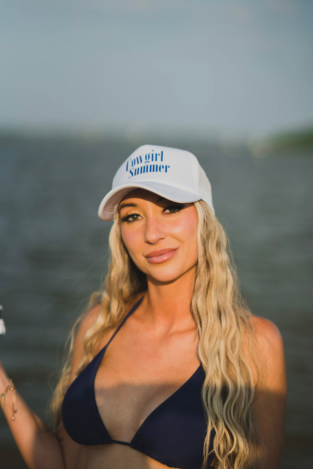 White Trucker Hat