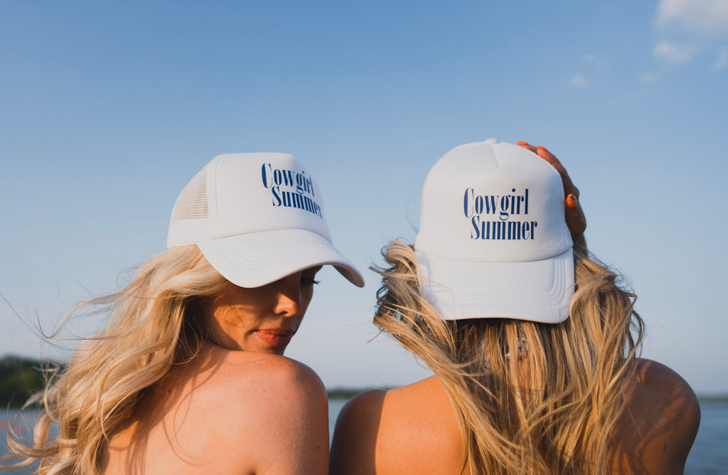 White Trucker Hat